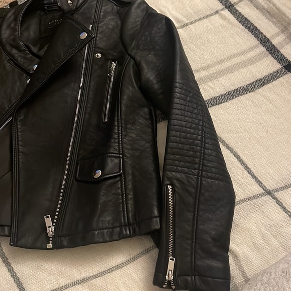 Cotton On Faux Leather Moto Jacket - Picture 4 of 6